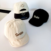 کلاه بیسبالی کتان بچگانه نقاب دار لبه تاشو مدل اسمایل smile