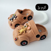 دمپایی کراکس بچگانه فانتزی ماشین تام و جری بنددار سایزبندی از ۱ تا ۵سال