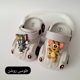 دمپایی کراکس بچگانه فانتزی ماشین تام و جری بنددار سایزبندی از ۱ تا ۵سال